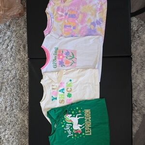 4 Short Sleeve Tee Shirts